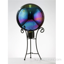 Globe de 10 pouces en acier inoxydable arc-en-ciel